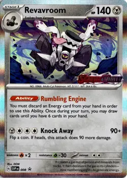 Revavroom - (Prerelease) Holo (008) Promo SV: Scarlet & Violet Promo Cards NM - Image 1