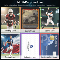 1000CT MTG Card Sleeves for Trading Cards, 10 Colors Soft Standard Size Matte Sl - Image 2