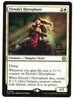Elenda's Hierophant 71 Commander: The Lost Caverns of Ixalan NM MTG - Image 1