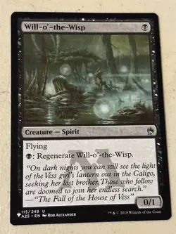 mtg Will-o'-the-Wisp, creature, The List, unplayed - Image 1