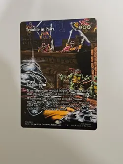 Trouble in Pairs - Borderless Teenage Mutant Ninja Turtles MTG - Image 1