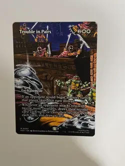 Trouble in Pairs - Borderless Teenage Mutant Ninja Turtles MTG - Image 2