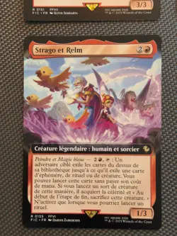 Mtg FIC Final Fantasy — Strago and Relm FR—NM Extended French - Image 1