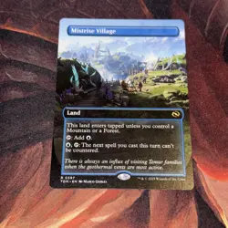 Mistrise Village X1 Mtg Tarkir Dragonstorm Nm Borderless - Image 1
