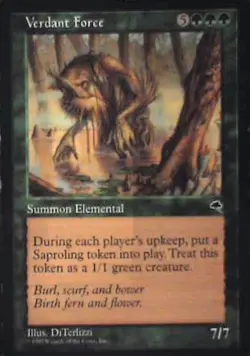 Verdant Force - Tempest: #263, Magic: The Gathering Mp R37 - Image 1
