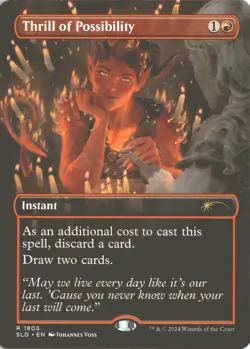 MTG Thrill Of Possibility (1805) *Non-Foil* Secret Lair: Karlach's Rage MT/NM - Image 1