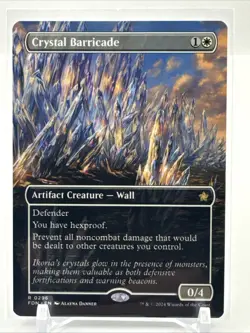 Crystal Barricade (Borderless) Foundations English **US SHIP** - Image 1