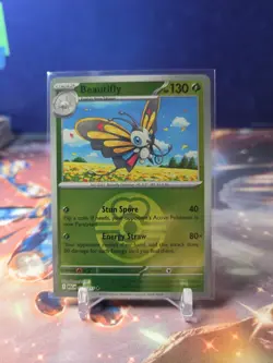 Pokemon TCG: Beautifly 013/217 Ascended Heroes Love Ball Reverse Holo - Image 1