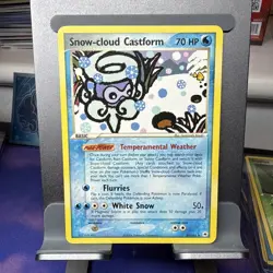 Snow-cloud Castform Rare Hidden Legends 25/101 Pokemon NM - Image 1