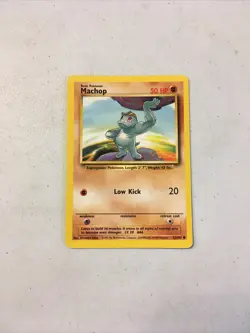 Pokemon TCG 1999 WOTC Base Set Trading Card -- Machop 52/102 - Image 1