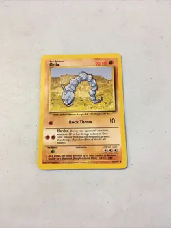 Pokemon TCG 1999 WOTC Base Set Trading Card -- Onix 56/102 - Image 1