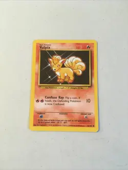 Pokemon TCG 1999 WOTC Base Set Trading Card -- Vulpix 68/102 - Image 1