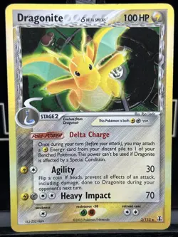Dragonite (3/113) Pokemon Delta Species - Holo Rare - TCG LP - Image 3