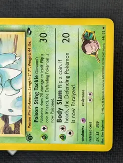 Giovanni’s Nidorina 44/132 - Gym Challenge 1st Edition Pokemon TCG NM - Image 5