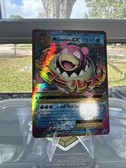 Pokemon M Slowbro EX Ultra Rare Holo Mega Evolutions 27/108 220 HP Card - Image 1