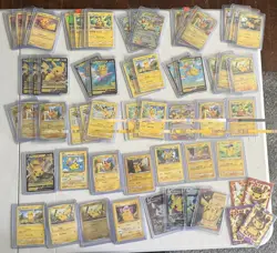 Pokemon - Pikachu 50 Card lot + 8 extra non-Pokemon All Pack Fresh or Near Mint. - Image 1