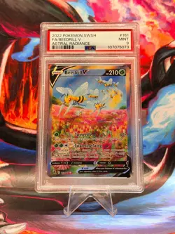 Pokemon Beedrill V (Alternate Full Art) 161/189 Swsh10: Astral Radiance - PSA 9 - Image 1