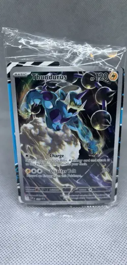 Pokemon TCG Thundurus 209 Center Stamped Promo Sv: Black Bolt - Image 1