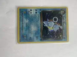 Pokemon TCG Dark Blastoise Team Rocket 3/82 1st Edition Holo Rare 70 HP - Image 1