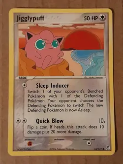 Pokemon Jigglypuff 65/112 Fire Red Leaf Green NM-MT See Pictures - Image 1