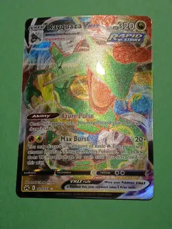 Pokemon Sword & Shield Crown Zenith Rayquaza VMAX 101/159 Ultra Rare - Image 2