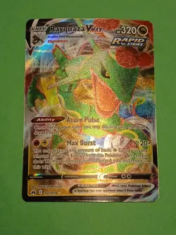 Pokemon Sword & Shield Crown Zenith Rayquaza VMAX 101/159 Ultra Rare - Image 3