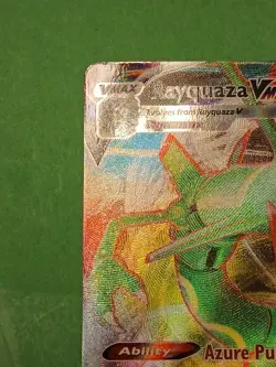 Pokemon Sword & Shield Crown Zenith Rayquaza VMAX 101/159 Ultra Rare - Image 5