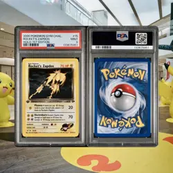 2000 POKEMON GYM CHALLENGE ROCKET'S ZAPDOS HOLO - 1ST EDITION PSA 9 #15 - Image 2
