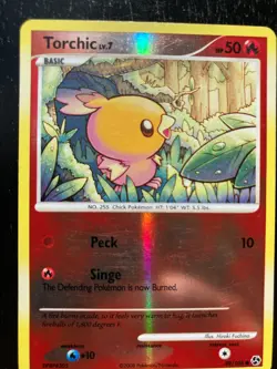 Pokemon Great Encounters Rev.-Holo Torchic Lv.7 89/106 EX to Near-Mint Cond. - Image 1