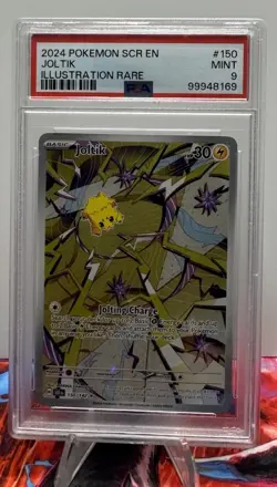 2024 POKEMON SCR EN-STELLAR CROWN ILLUSTRATION RARE #150 JOLTIK PSA 9 - Image 1