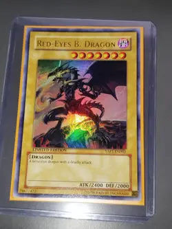 Yugioh! Red Eyes Black Dragon YAP1-EN002 Ultra Rare Near Mint English - Image 1