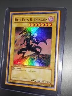Yugioh! Red Eyes Black Dragon YAP1-EN002 Ultra Rare Near Mint English - Image 2