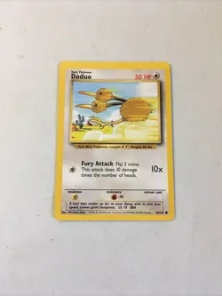 Pokemon TCG 1999 WOTC Base Set Trading Card - Doduo 48/102 - Image 1