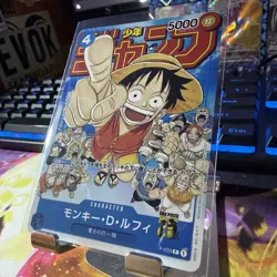 Monkey D Luffy P-033 PROMO Weekly Shonen Jump 1/2023 ONE PIECE Card Japanese - Image 3