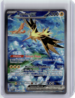 Pokemon TCG Zapdos EX Scarlet Violet 151 Special Illustration Rare Card 202/165 - Image 1