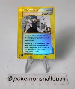 Juggler 126/147 - Aquapolis Set *EXC-NM* Reverse Holo Pokemon Card - Image 1