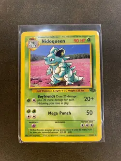 Nidoqueen 23/64 Jungle Set Non Holo Rare Vintage Pokemon Card 1999 WOTC - Image 3