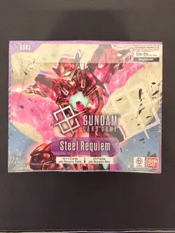 Gundam Card Game: GD-03 Booster Box Steel Requium English - New Factory Sealed - Image 1