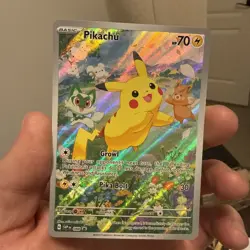 Pikachu 088 SVP Scarlet & Violet Holo Card Black Star Promo EN 2024 - Image 1