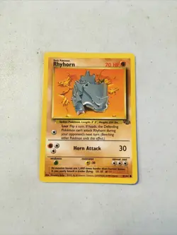 Pokemon TCG 1999 WOTC Jungle Trading Card -- Rhyhorn 61/64 - Image 1
