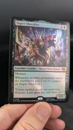 1x Super Shredder FOIL NM TMNT Magic MTG x1 - Image 1