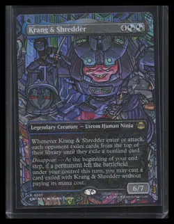 Krang & Shredder (Borderless Foil) Teenage Mutant Ninja Turtles #201 - Image 1