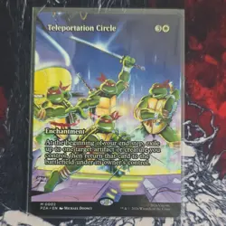 Magic: The Gathering Teleportation Circle Enchantment M0002 TMNT - Image 1