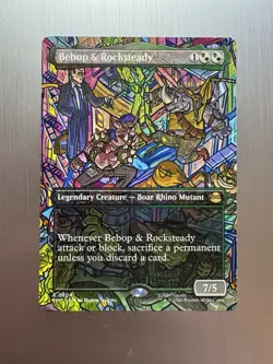 Bebop & Rocksteady - 204 - MTG: Teenage Mutant Ninja Turtles - Borderless - Image 1