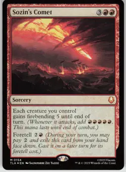 MTG Sozin's Comet Foil NM Avatar: The Last Airbender Magic 154 - Image 1