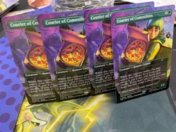 Magic The Gathering Promo TNMT - Courier of Comestibles X4 - Image 1