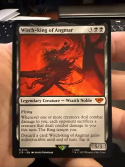 Witch-king of Angmar Lord of the Rings Non-Foil 114 NM - Image 1