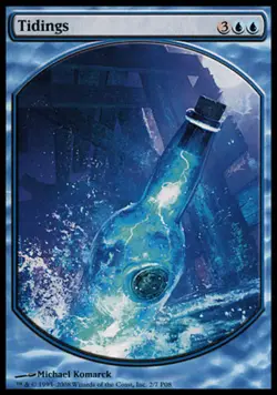 Tidings - Textless Player Rewards NM, English MTG Magic Promos - Image 1