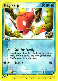 Pokemon TCG Magikarp 60/97 Common Dragon NM - Image 1