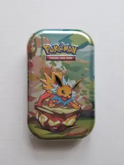Pokemon Prismatic Evolutions Jolteon Mini Tin Factory Sealed - Image 1